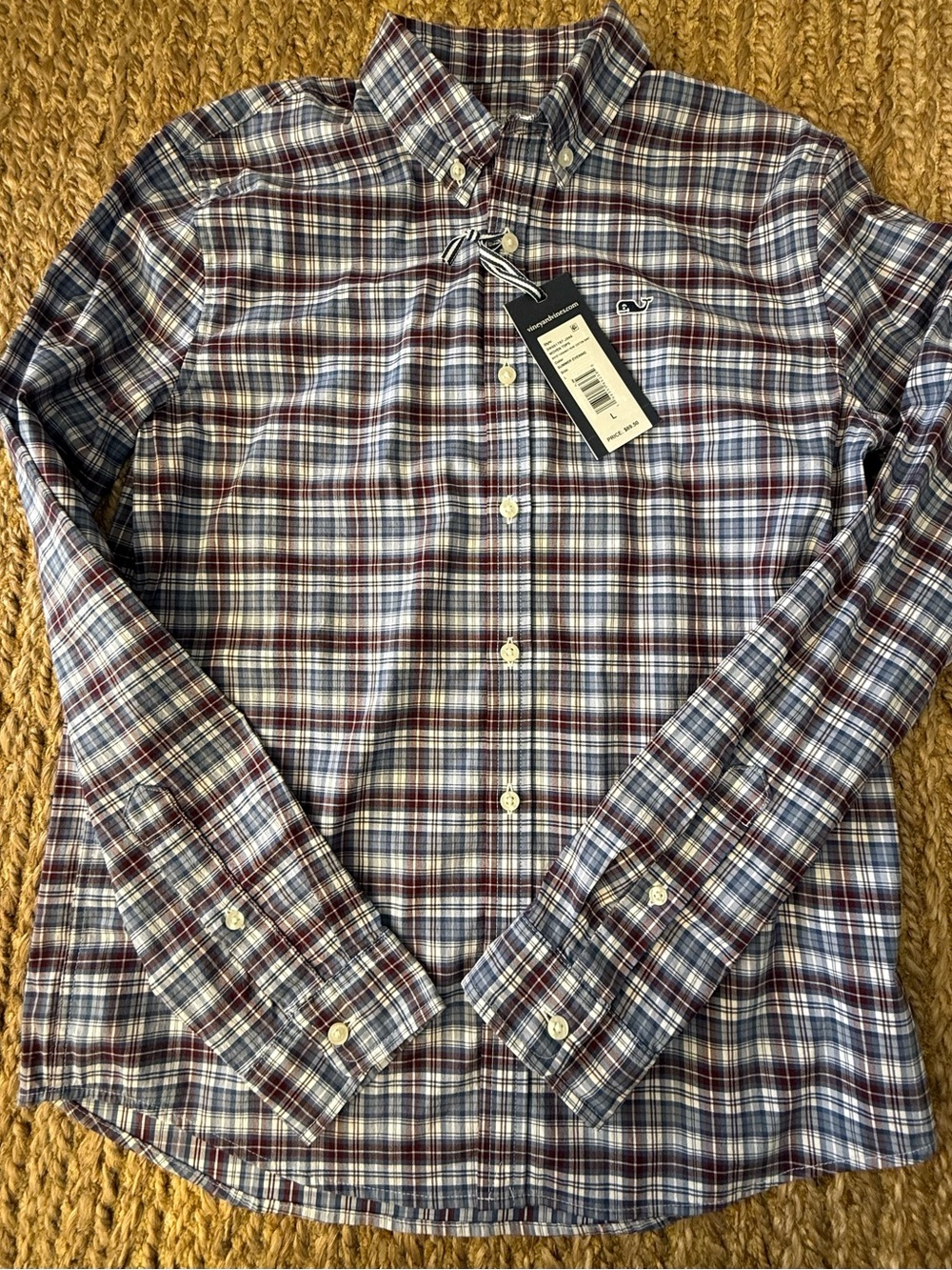 Vineyard Vines Boys Performance Shirt Size Large NWT $69.50